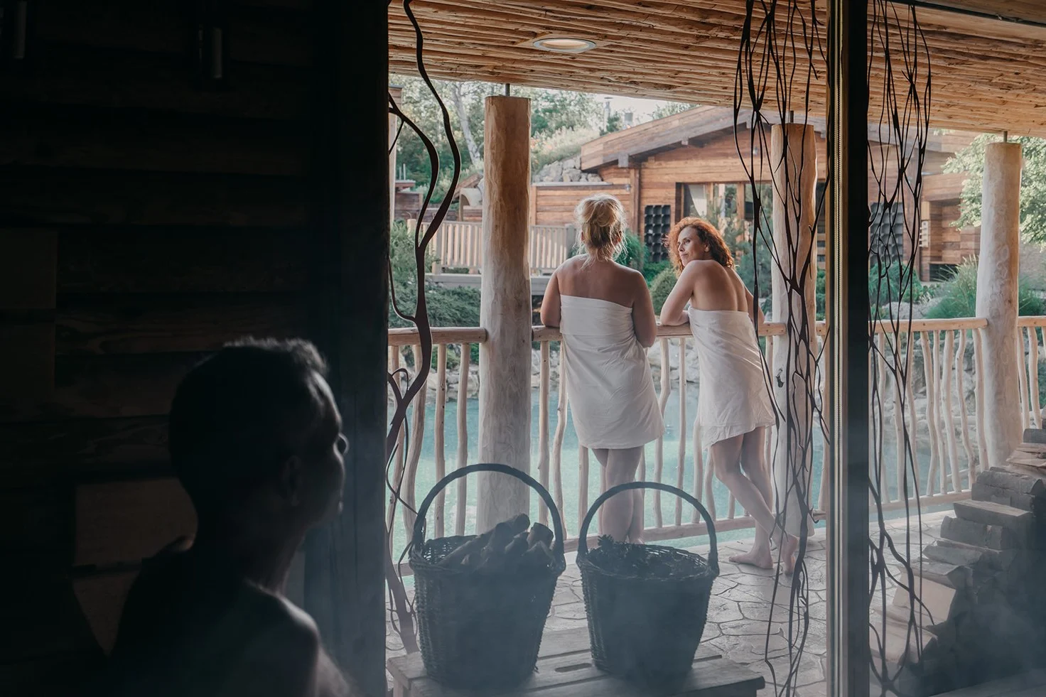 sauna na jezeře maximus