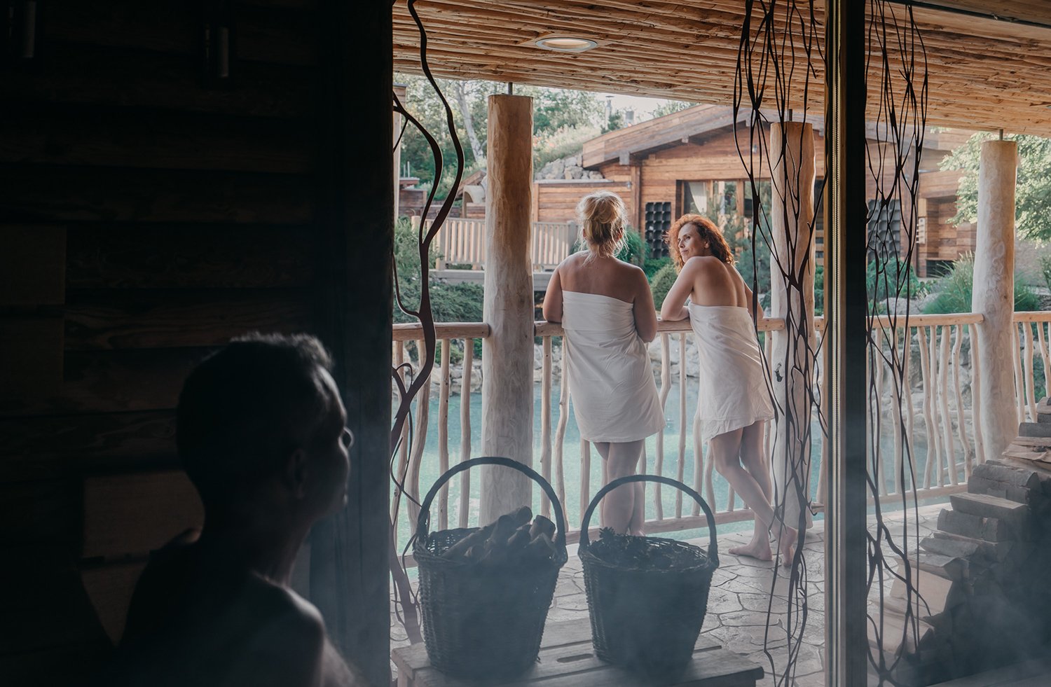 sauna na jezeře maximus